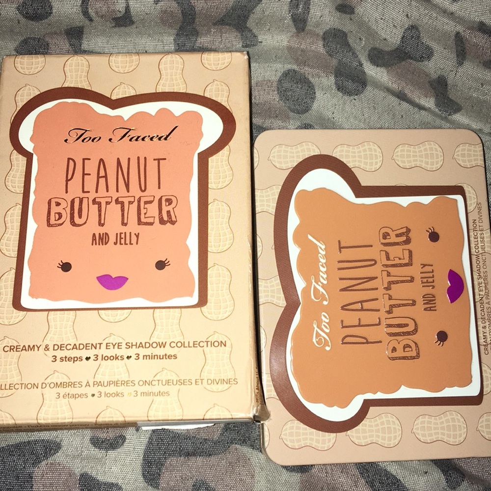 Too Faced Peanut 🥜 Butter and Jelly 🍇 Palette!!